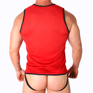 MACHO - ROOD T-SHIRT L/XL