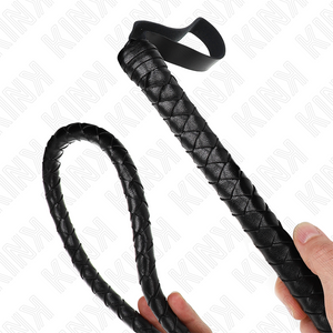 Kink – Fouet long serpent noir 210 cm