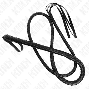 Kink – Fouet long serpent noir 210 cm