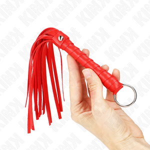 Kink – Mini fouet simple rouge 28 cm