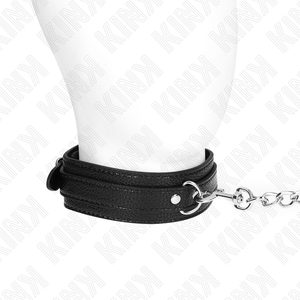 Kink – Collier motif serpent avec laisse 65 cm