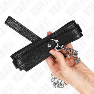 Kink – Collier motif serpent avec laisse 65 cm