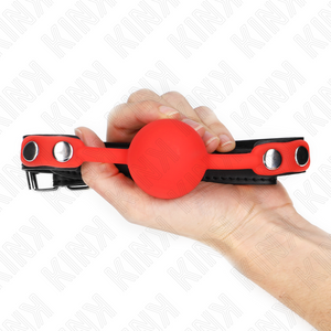 Kink – Boule silicone rouge 4 cm bag 60 x 2 cm
