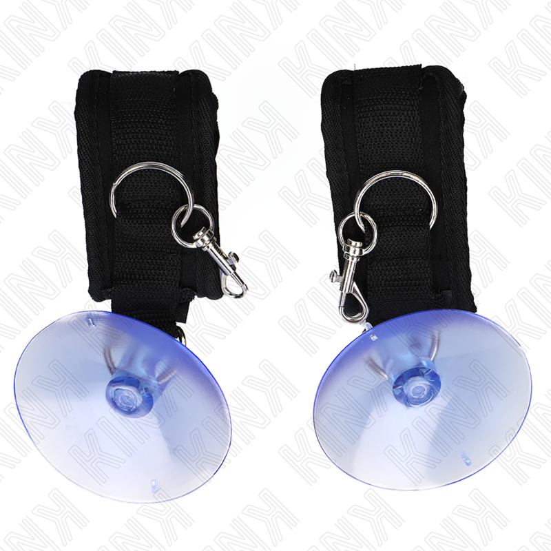 KINK - MUÑEQUERAS WITH ADJUSTABLE BLACK VENTOSA 29-40 CM X 5 CM