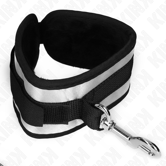 KINK - GRAY NEOPRENO MUÑEQUERAS 23 X 5 CM