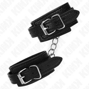 Kink – Appui-poignets motif serpent noir ajustable 20-28 cm x 5,4 cm