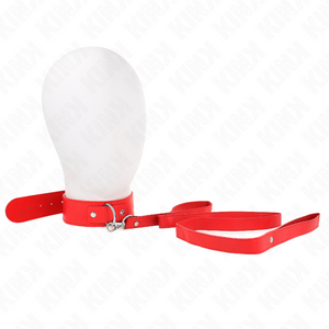Kink – Collier avec ceinture cm bracelet rouge réglable 32-50 cm X 8 cm