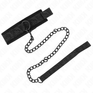 Kink – Collier modèle basic avec laisse 77 cm modèle 5 ajustable 34-54 cm x 5 cm