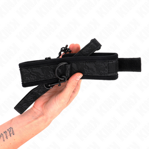 Kink – Collier modèle basic avec laisse 77 cm modèle 5 ajustable 34-54 cm x 5 cm
