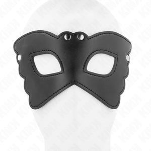Kink – Masque en cuirette forme papillon 20 x 9 cm