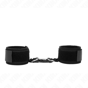 Kink – Appui-poignet en néoprène à attaches et boucles noir réglable 22-34 cm