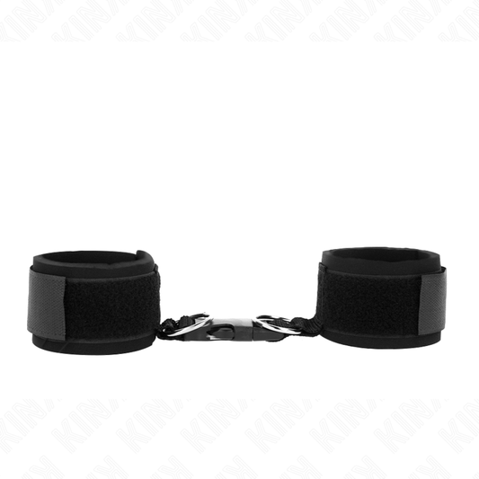 KINK - MUÑEQUERAS NEOPRENO WITH CIERRE DE GANCHO NEGRO ADJUSTABLE 22-34 CM