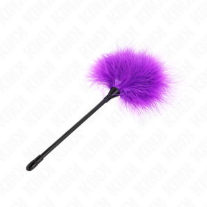 Kink – Plumes tickle violes utilisées pour le kit bondage 27 cm