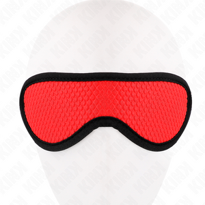 Kink – Bandage texturé à écailles avec bord recouvert rouge 20 x 7 cm