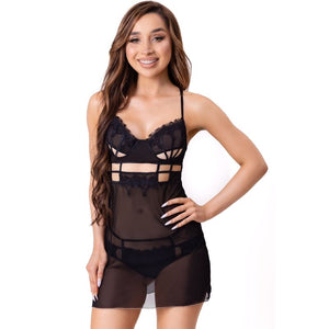Livco Corsetti Fashion – Maia 20247 babydoll + string noir