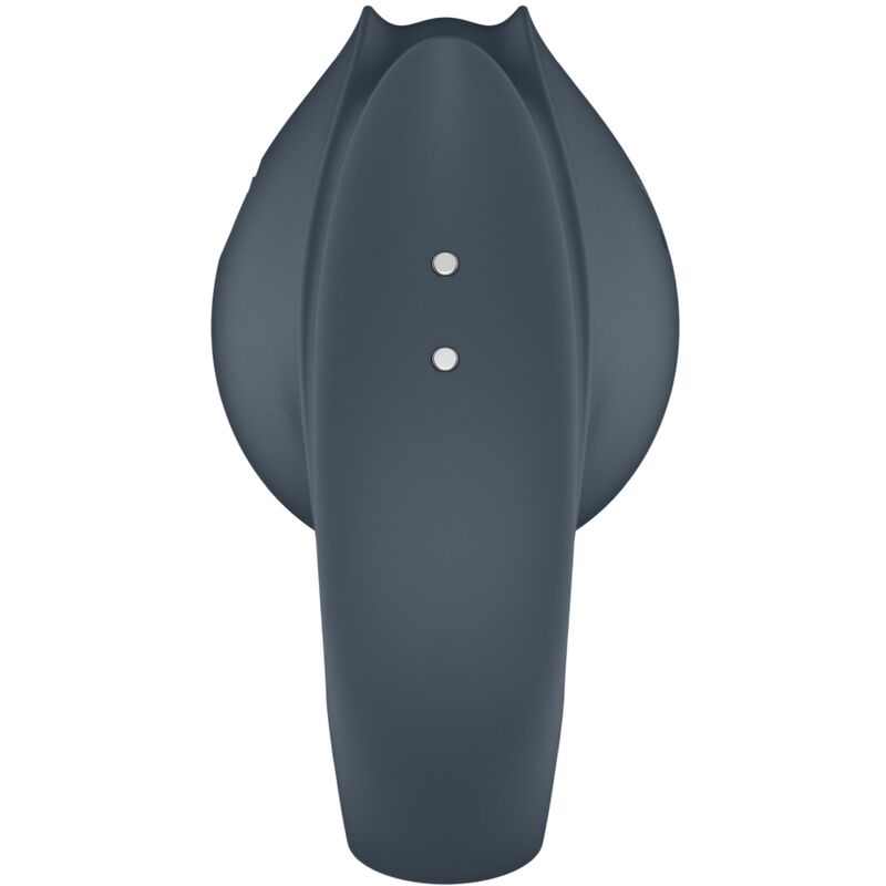 SATISFYER - PERFECT PAIR 2 MULTIVIBRADOR 2 IN 1 ANILLO PARA PENE &amp; ESTIMULADOR DE DEDO GRAY