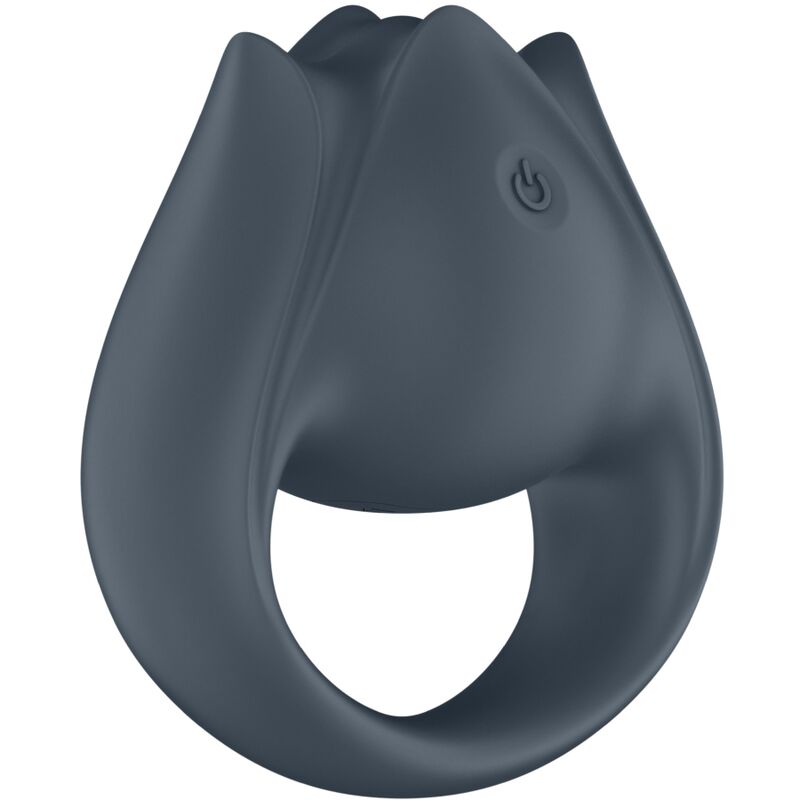 SATISFYER - PERFECT PAIR 2 MULTIVIBRADOR 2 IN 1 ANILLO PARA PENE &amp; ESTIMULADOR DE DEDO GRAY