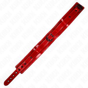 Kink – Collier ajustable rouge vin 37,5-49,5 cm x 5 cm