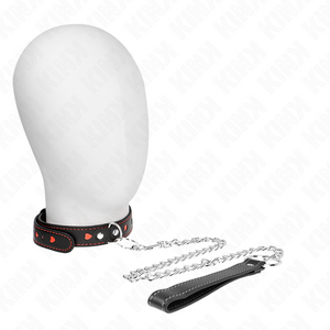 Kink – Collier avec bracelet 65 cm détails coeur 52,5 x 2,5 cm