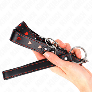 Kink – Collier avec bracelet 65 cm détails coeur 52,5 x 2,5 cm