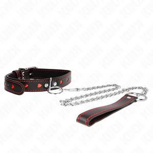 Kink – Collier avec bracelet 65 cm détails coeur 52,5 x 2,5 cm