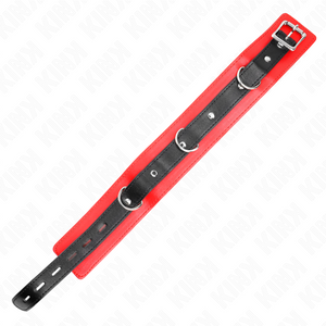 Kink – Collier avec ceinture 65 cm avec sangle rouge 54 x 4,5 cm