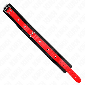 Kink – Collier avec bracelet rouge 65 cm ajustable 36-43 cm x 5 cm