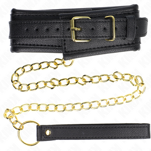 Kink – Collier avec bracelet imitation cuir éponge modèle 1 réglable 37-54 cm x 3 cm
