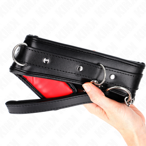 Kink – Collier avec bracelet imitation cuir éponge modèle 3 réglable 37-54 cm x 3 cm