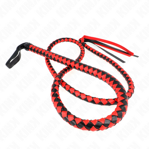 Kink – Fouet long serpent rouge 210 cm