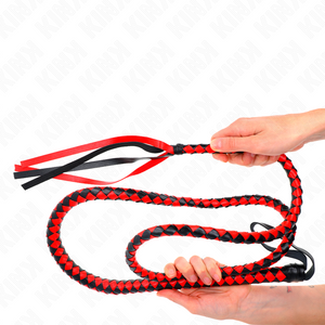 Kink – Fouet long serpent rouge 210 cm