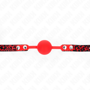 Kink – Boule en silicone 4 cm gag modèle 2 60 x 2 cm
