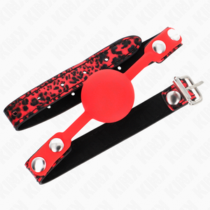 Kink – Boule en silicone 4 cm gag modèle 2 60 x 2 cm