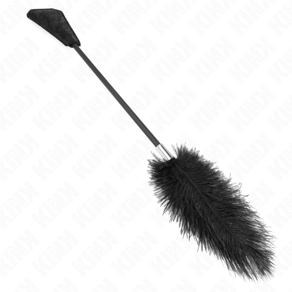 Kink – Plumes d'autruche pour tickle avec palette dentelle 56 cm