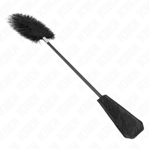 Kink – Plumes d'autruche pour tickle avec palette dentelle 56 cm