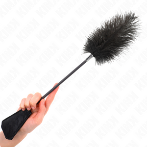 Kink – Plumes d'autruche pour tickle avec palette dentelle 56 cm