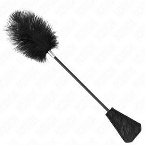 Kink – Plumes d'autruche pour tickle avec palette dentelle 56 cm