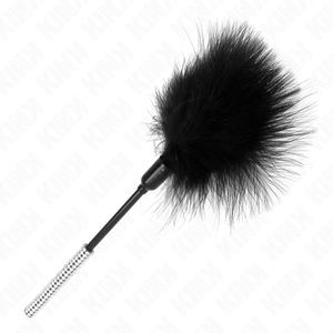 Kink – Plumes chacouilles avec manche strass 27 cm