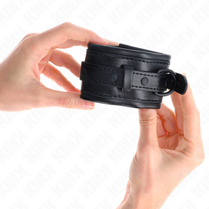 Kink – Appui-poignets noir ajustable 20-30 cm x 6 cm