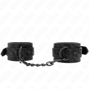 Kink – Poignets recouverts de dentelle foncée réglable noir 19-26 cm