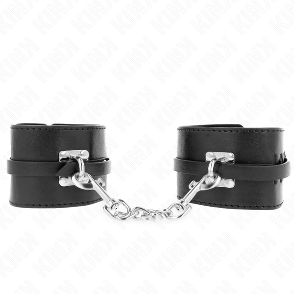 KINK - DELUXE MUÑEQUERAS MET VERSTELBARE CANDADO KAP 14,5-21 CM X 6 CM
