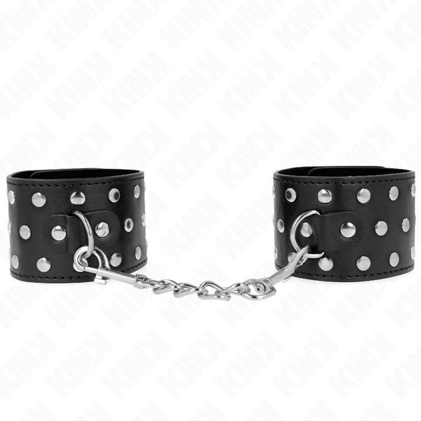 KINK - MUÑEQUERAS ESTILO PUNK VERSTELBAAR 19-24 CM X 5,5 CM