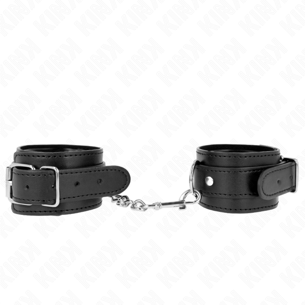 KINK - MUÑEQUERAS FINAS NEGRO VERSTELBAAR 21-33 CM