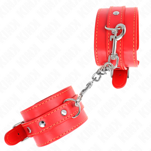 Kink – Appareils-poignets fins rouge ajustables 21-33 cm