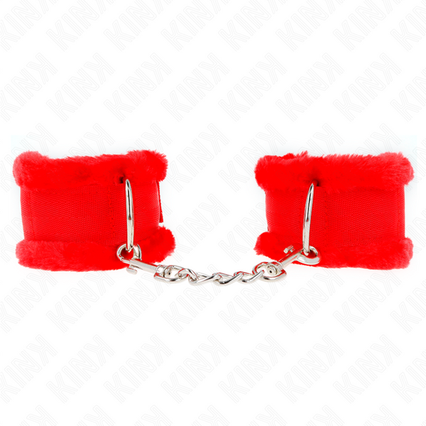 KINK - MUÑEQUERAS FORRADA ROJO VERSTELBAAR 17-31 CM X 7 CM
