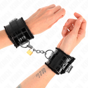 Kink – Appui-poignets légers avec verrou en cuivre réglable 17-29 cm x 5,5 cm