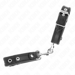 Kink – Mini bracelets noir avec clous réglables 16-22 cm x 2 cm