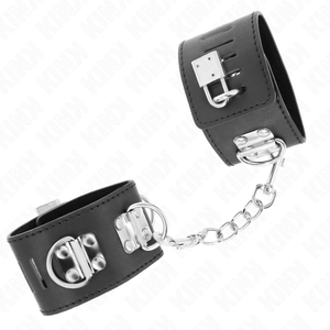Kink – Appui-poignets multipositions avec fermeture par cadenas noir réglable 16-23 cm X 5,5 cm