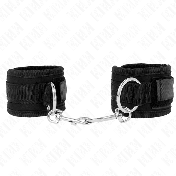KINK - VERSTELBARE NEGRO MUÑEQUERAS 18-35 CM X 6 CM