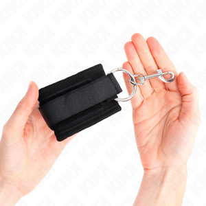 Kink – Appui-poignets noir ajustable 18-35 cm x 6 cm
